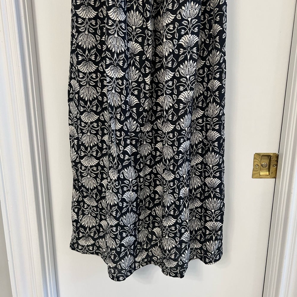 Natural Life Black and White Patterned Maxi Dress - Picture 3 of 9